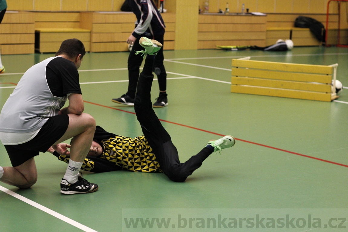 Brankářský trénink BFŠ - TJ AFK Nymburk - 29.1.2014