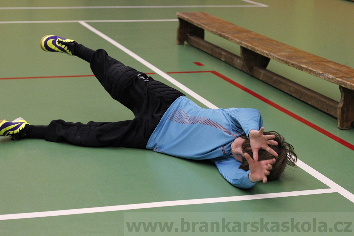 Brankářský trénink BFŠ - TJ AFK Nymburk - 29.1.2014