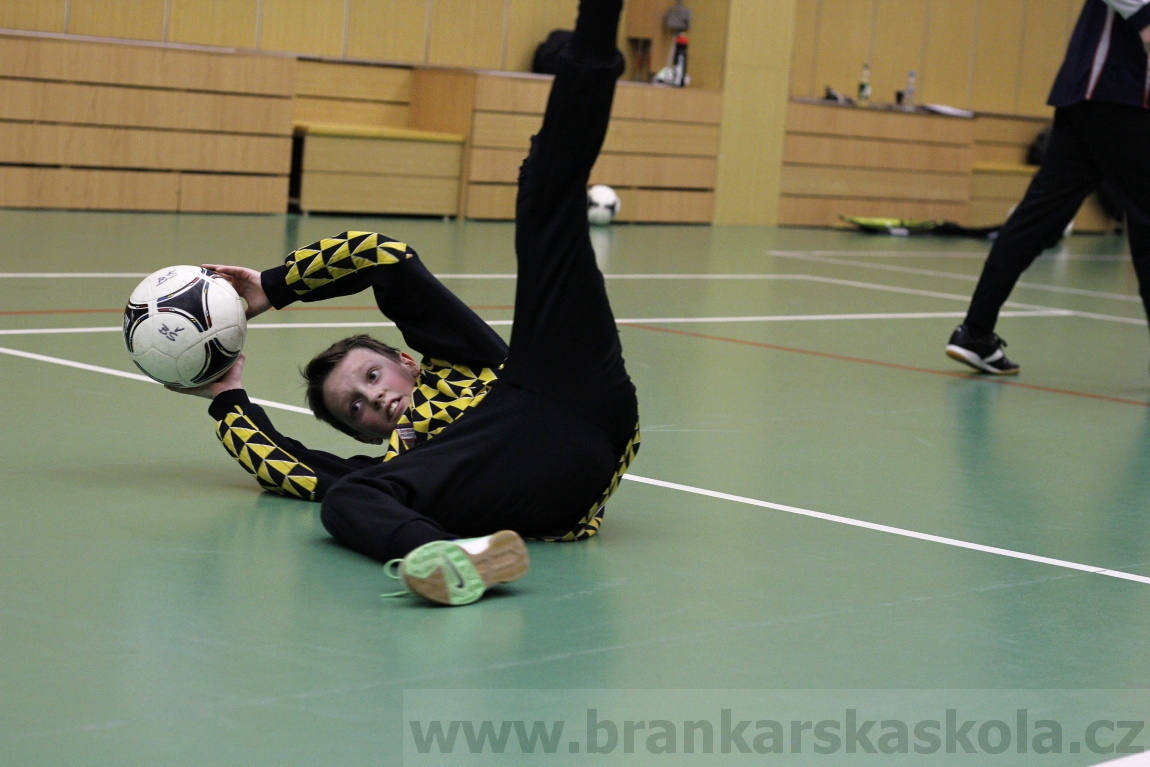 Brankářský trénink BFŠ - TJ AFK Nymburk - 29.1.2014