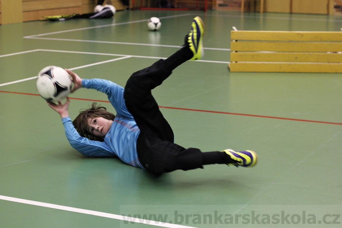 Brankářský trénink BFŠ - TJ AFK Nymburk - 29.1.2014