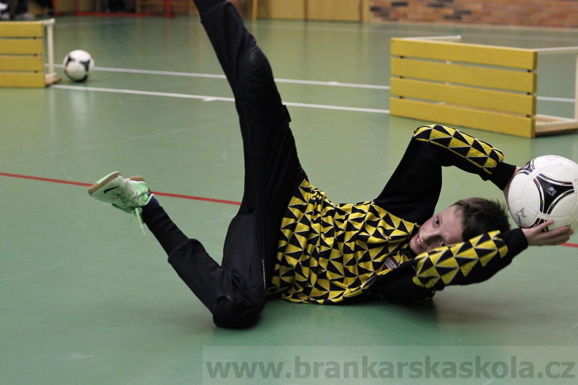Brankářský trénink BFŠ - TJ AFK Nymburk - 29.1.2014