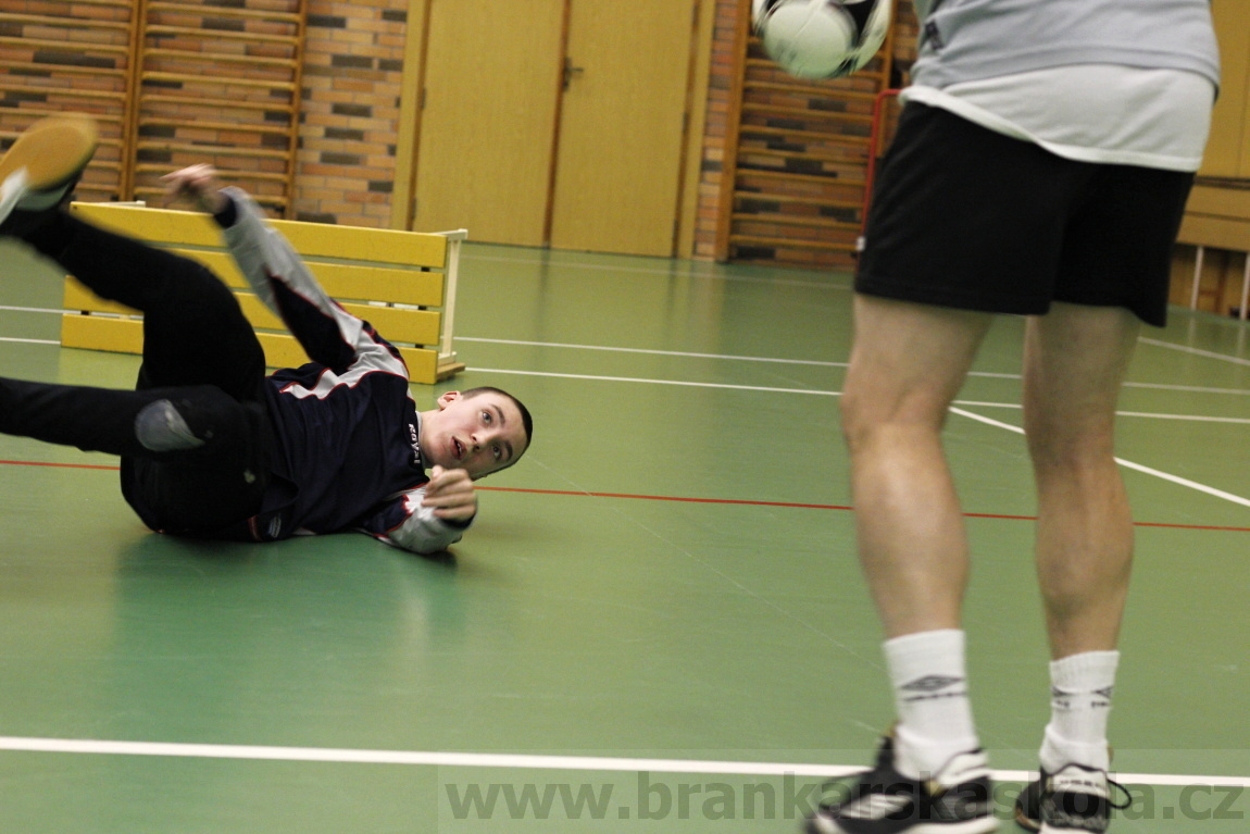 Brankářský trénink BFŠ - TJ AFK Nymburk - 29.1.2014