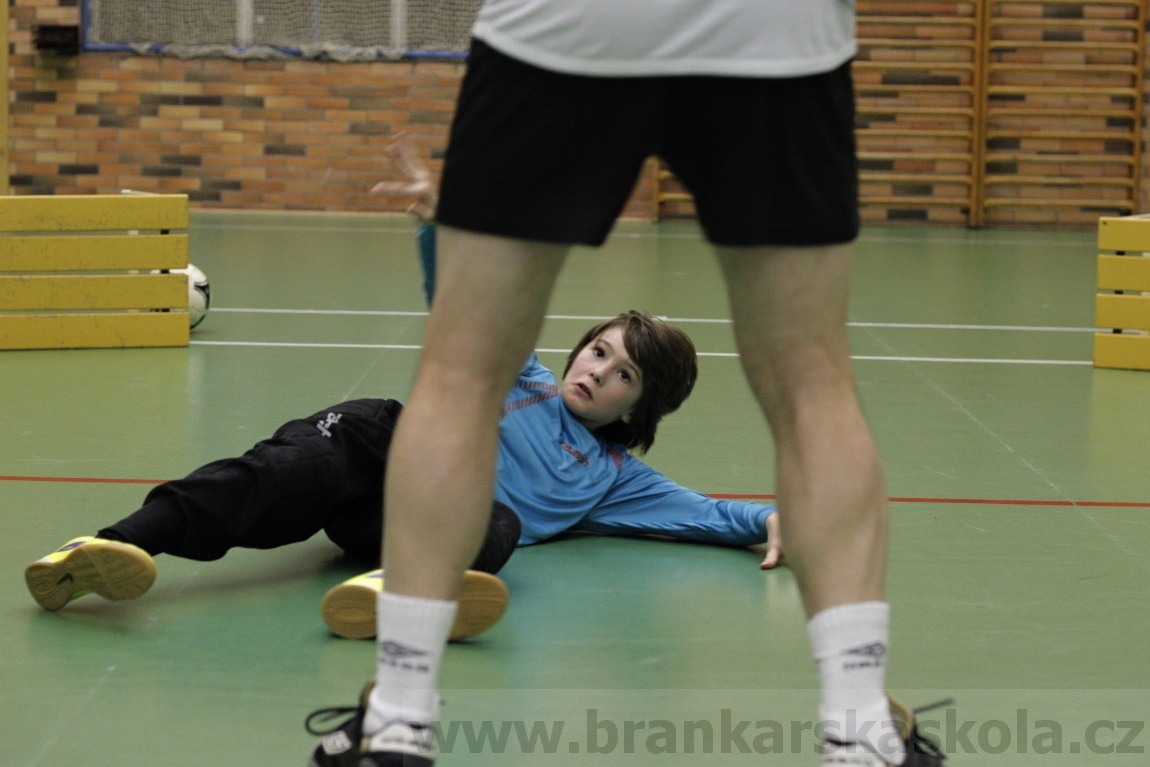 Brankářský trénink BFŠ - TJ AFK Nymburk - 29.1.2014