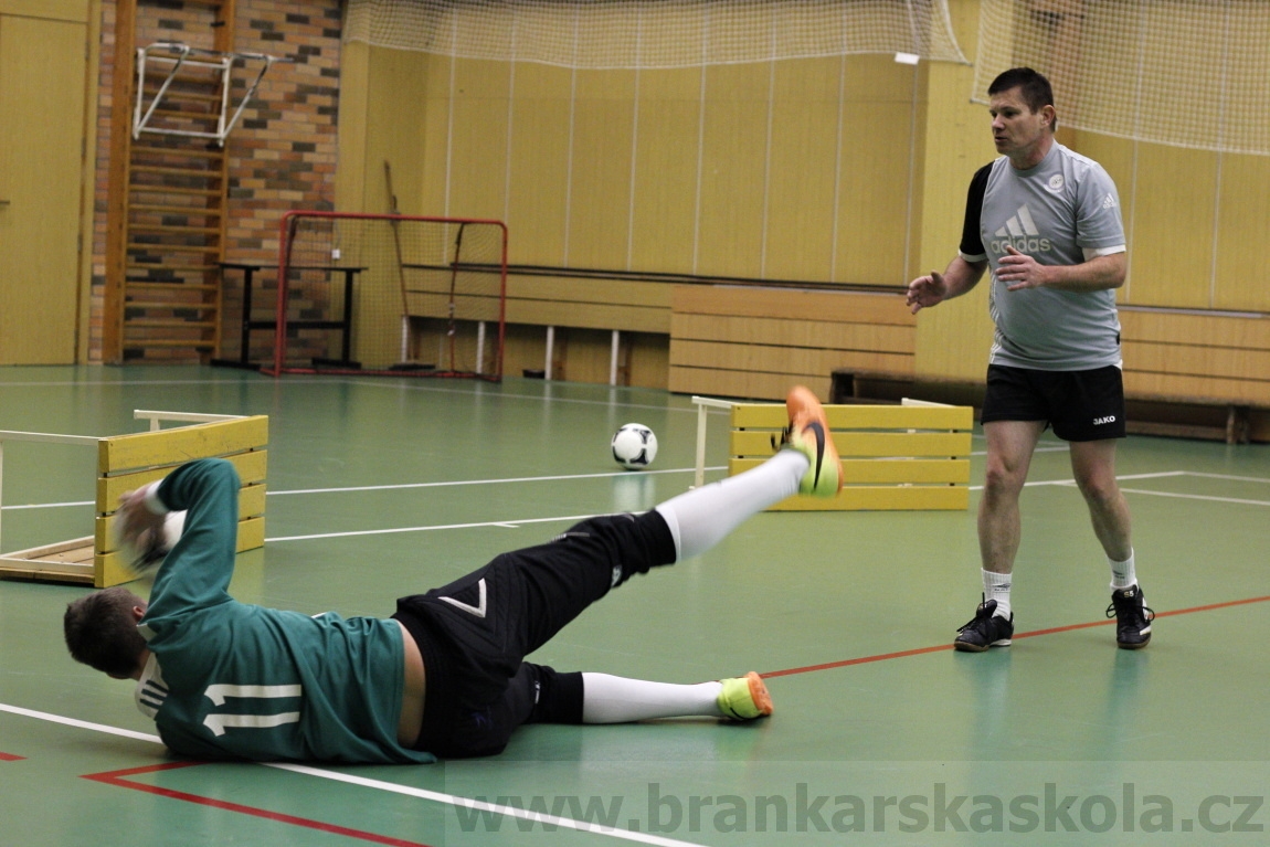 Brankářský trénink BFŠ - TJ AFK Nymburk - 29.1.2014