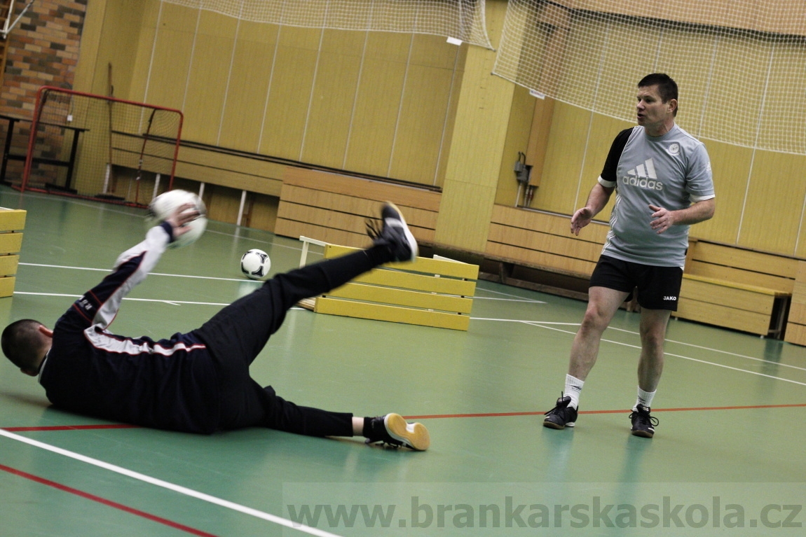 Brankářský trénink BFŠ - TJ AFK Nymburk - 29.1.2014