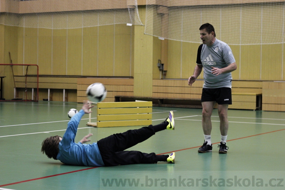 Brankářský trénink BFŠ - TJ AFK Nymburk - 29.1.2014