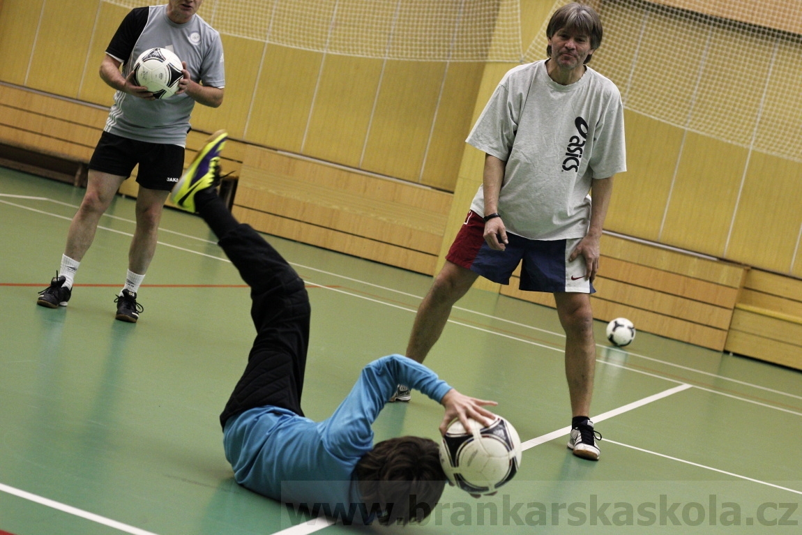 Brankářský trénink BFŠ - TJ AFK Nymburk - 29.1.2014