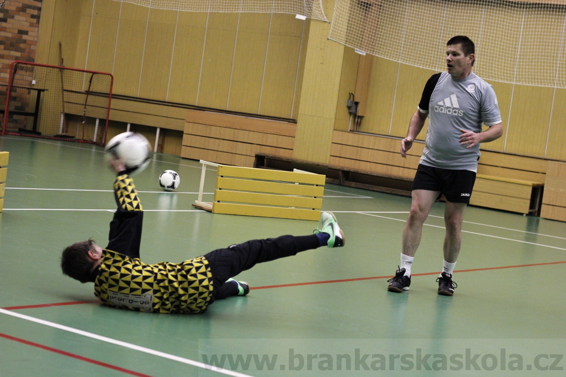 Brankářský trénink BFŠ - TJ AFK Nymburk - 29.1.2014