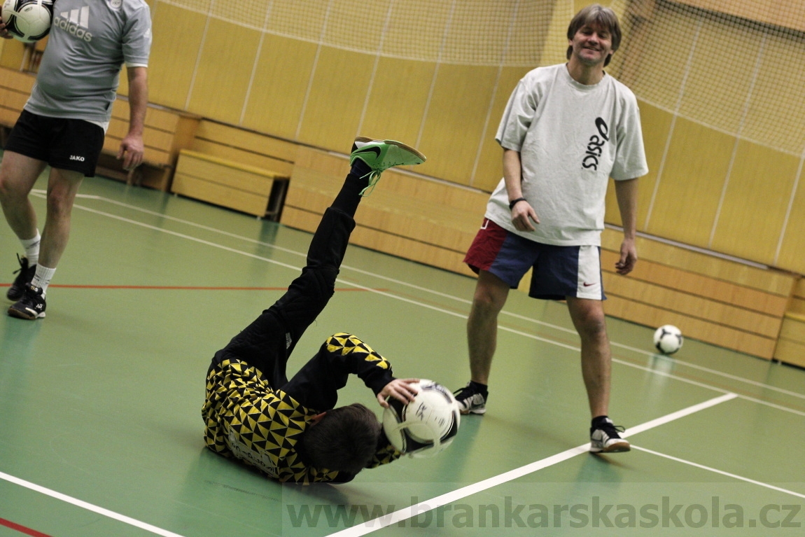 Brankářský trénink BFŠ - TJ AFK Nymburk - 29.1.2014