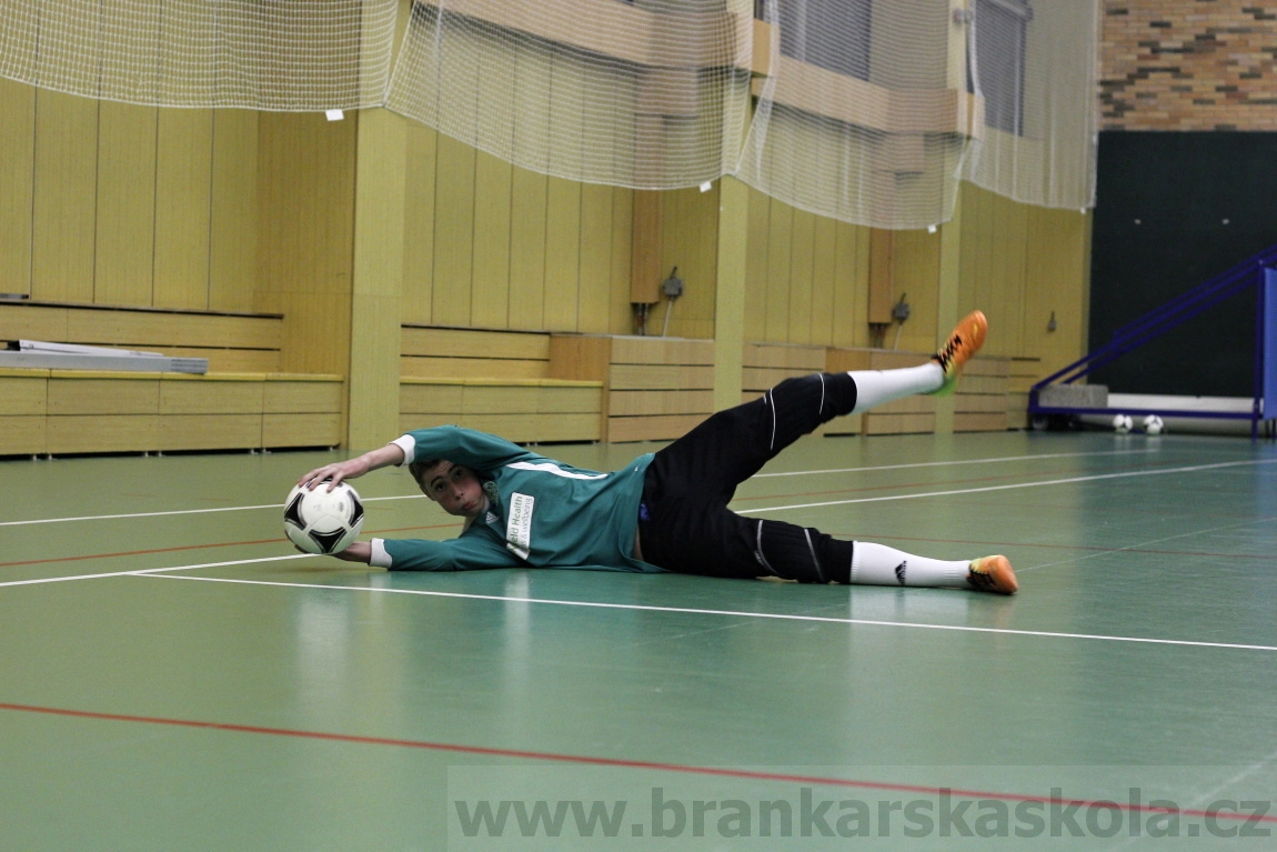 Brankářský trénink BFŠ - TJ AFK Nymburk - 29.1.2014
