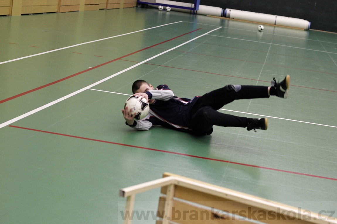 Brankářský trénink BFŠ - TJ AFK Nymburk - 29.1.2014
