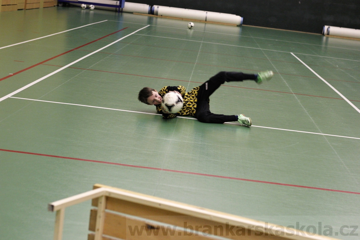 Brankářský trénink BFŠ - TJ AFK Nymburk - 29.1.2014