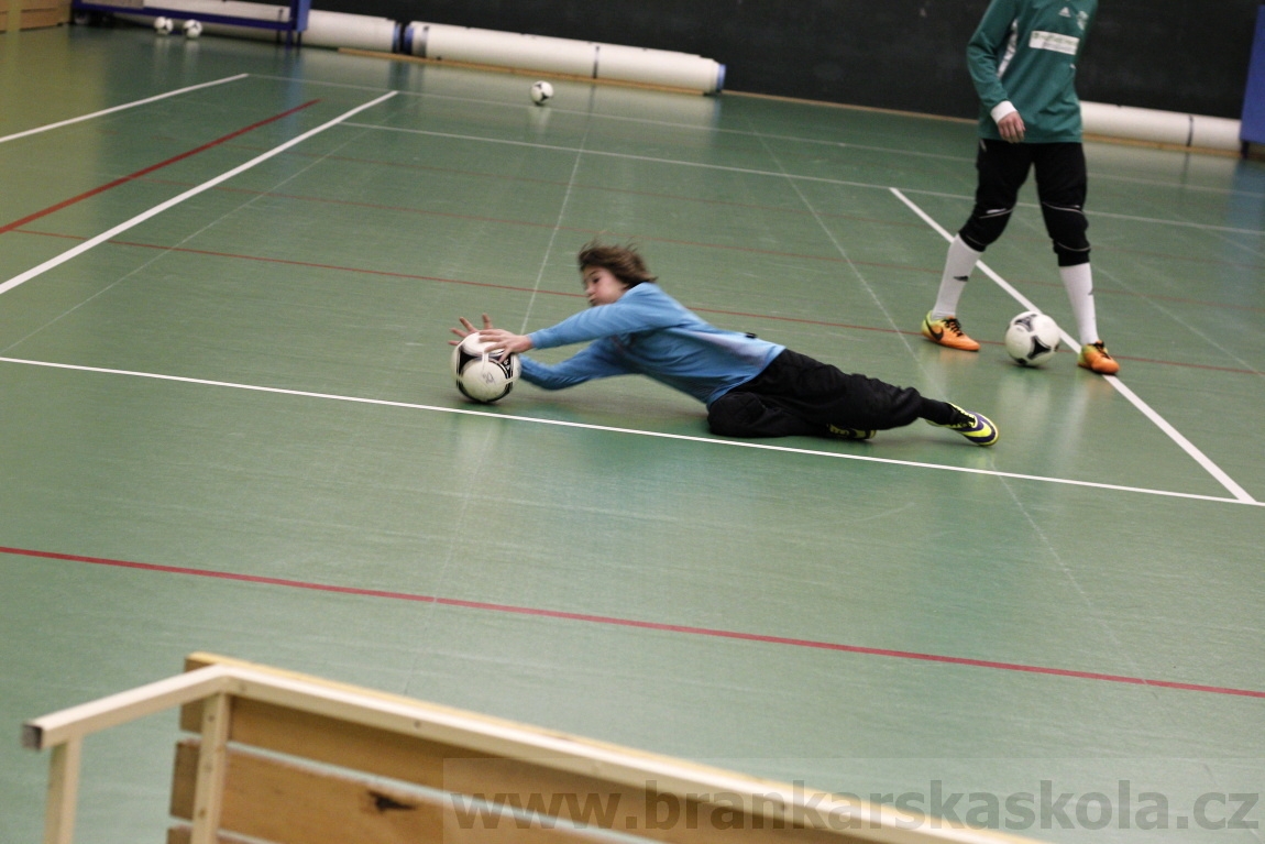 Brankářský trénink BFŠ - TJ AFK Nymburk - 29.1.2014