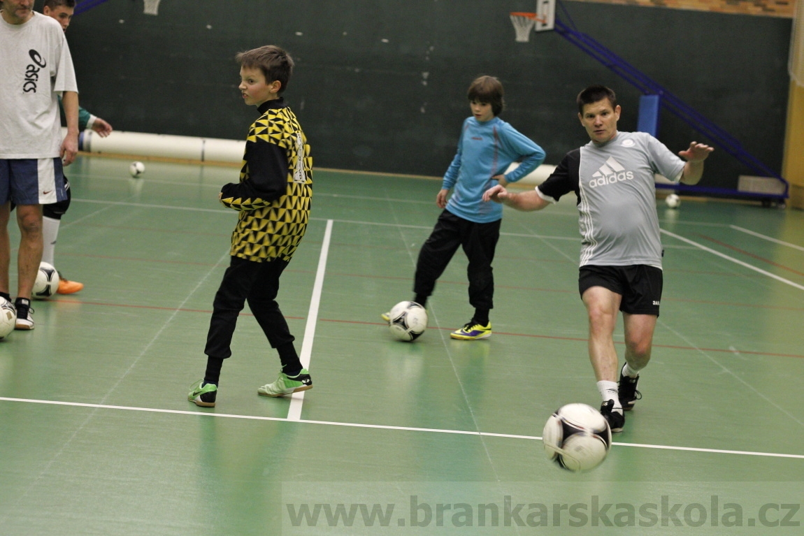 Brankářský trénink BFŠ - TJ AFK Nymburk - 29.1.2014