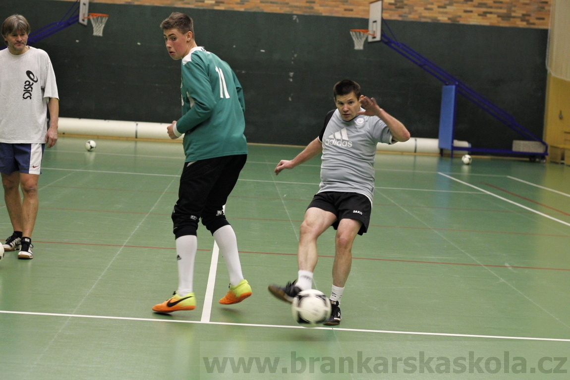 Brankářský trénink BFŠ - TJ AFK Nymburk - 29.1.2014