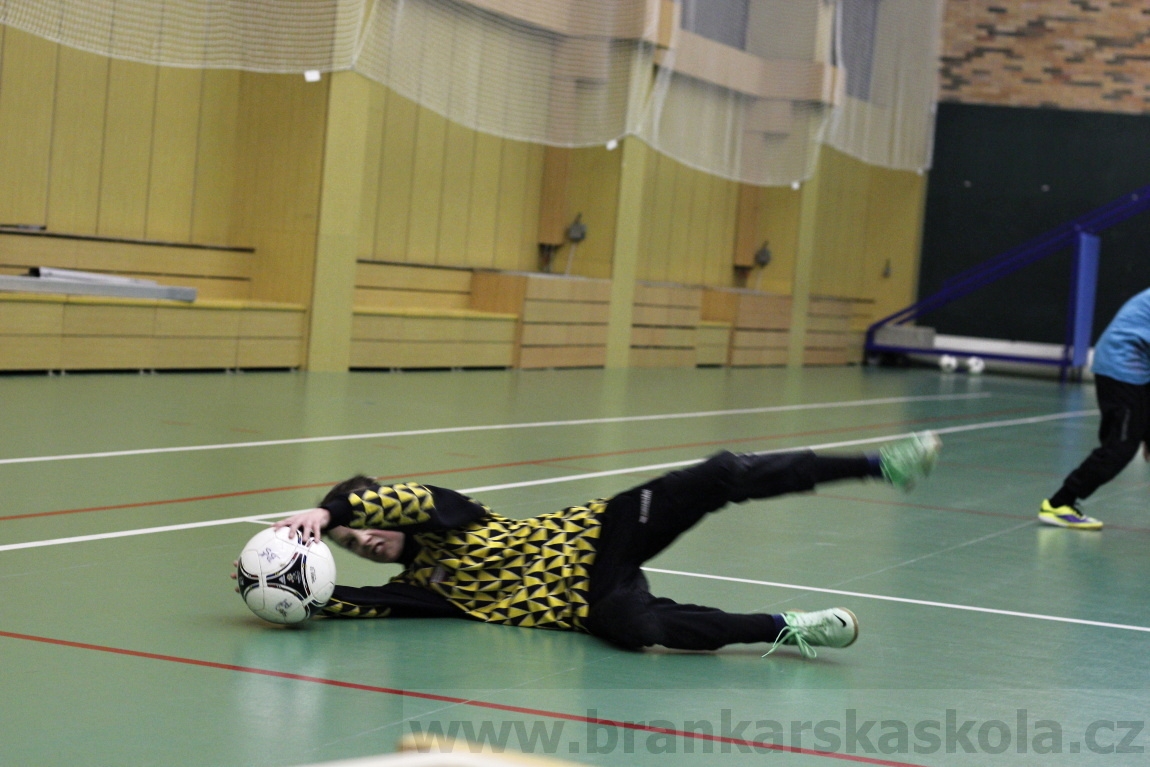 Brankářský trénink BFŠ - TJ AFK Nymburk - 29.1.2014