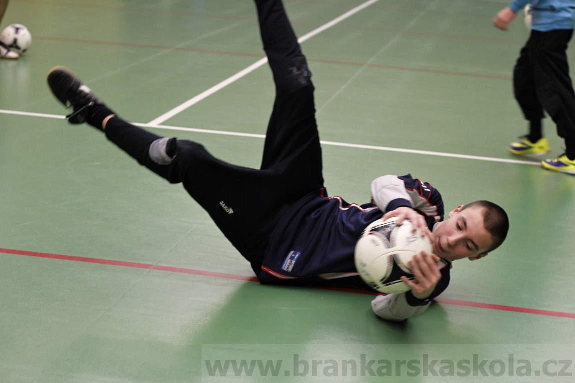 Brankářský trénink BFŠ - TJ AFK Nymburk - 29.1.2014