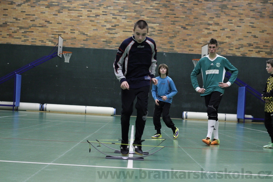Brankářský trénink BFŠ - TJ AFK Nymburk - 29.1.2014