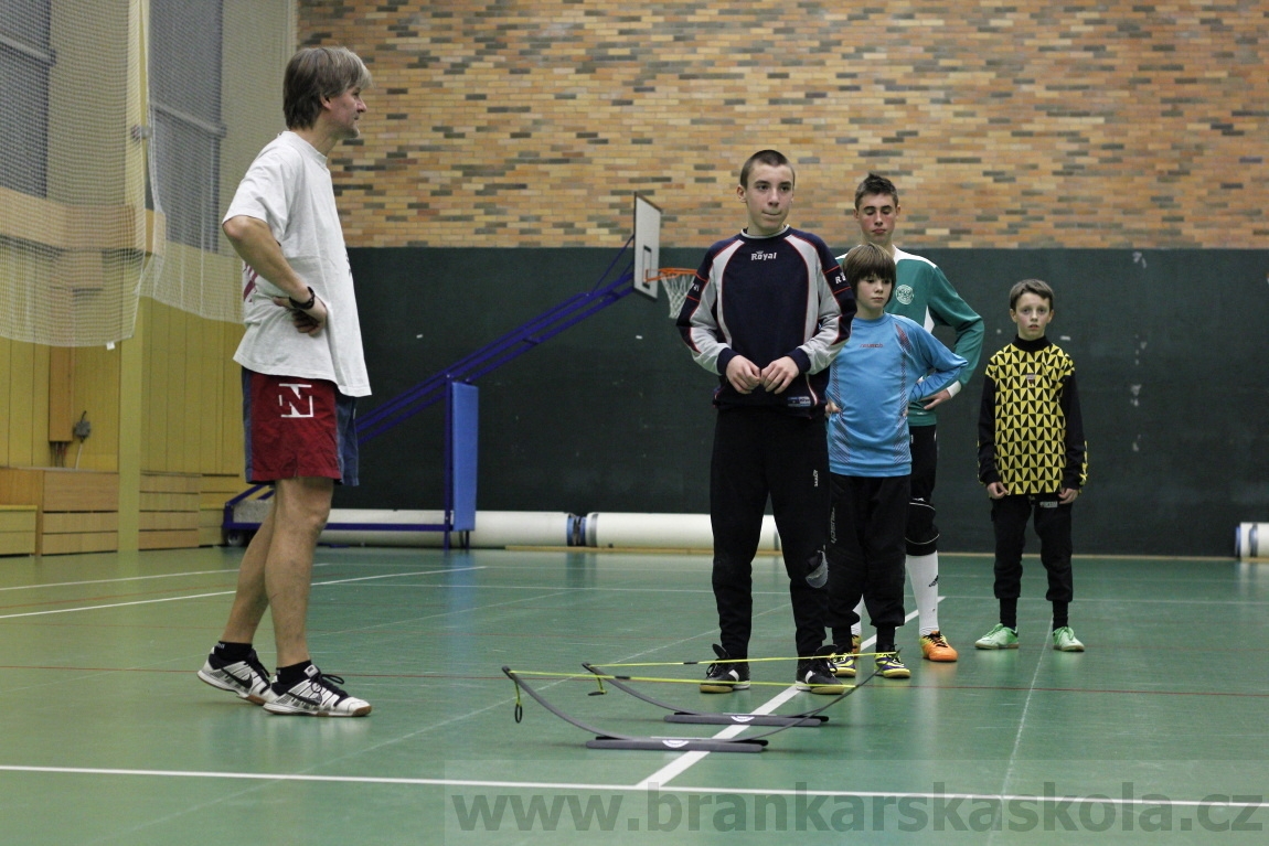 Brankářský trénink BFŠ - TJ AFK Nymburk - 29.1.2014