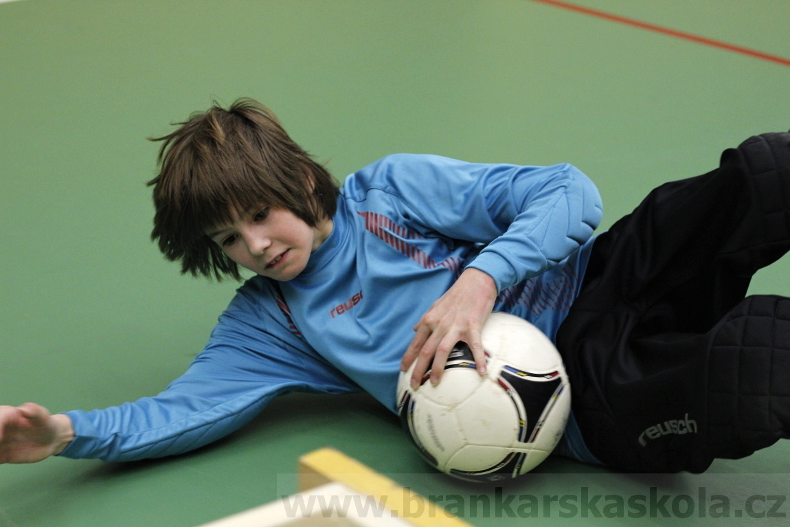 Brankářský trénink BFŠ - TJ AFK Nymburk - 29.1.2014