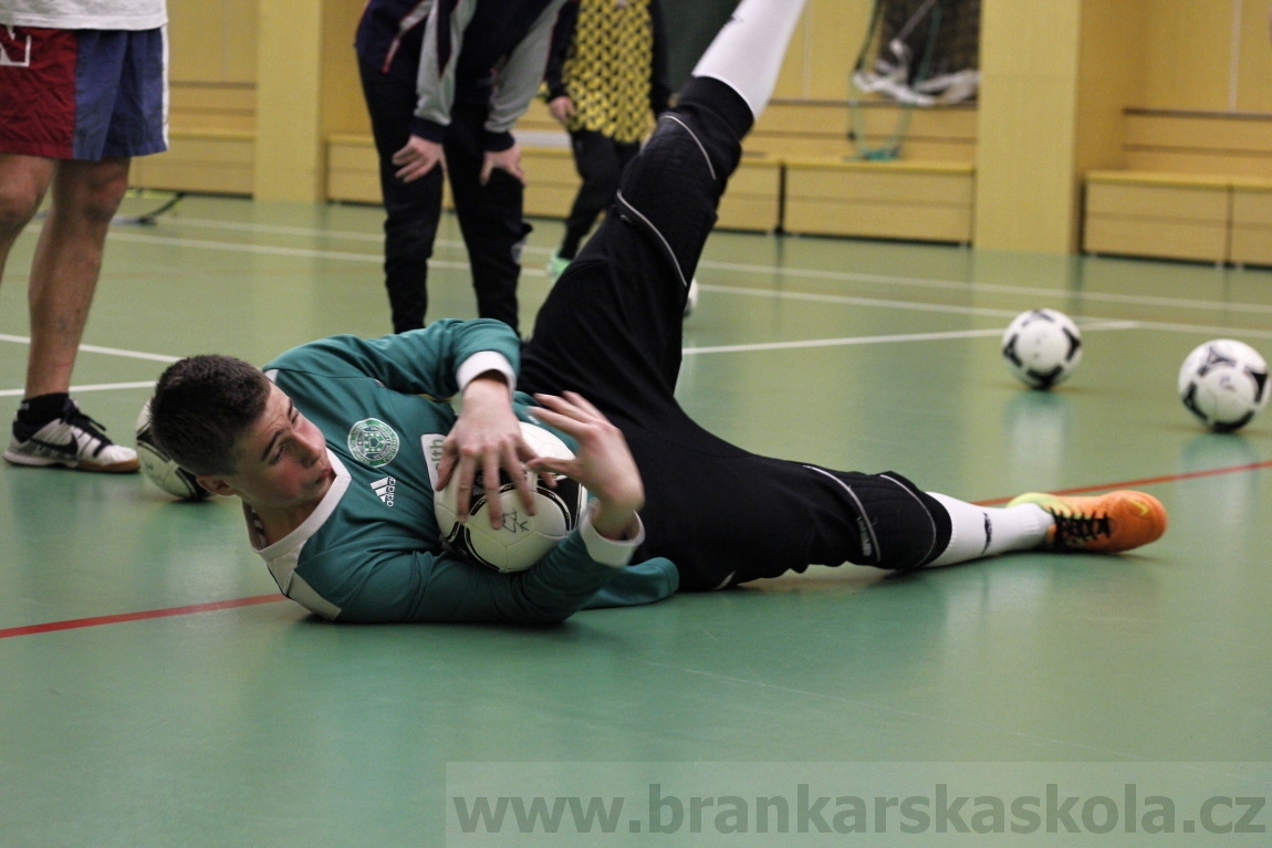 Brankářský trénink BFŠ - TJ AFK Nymburk - 29.1.2014