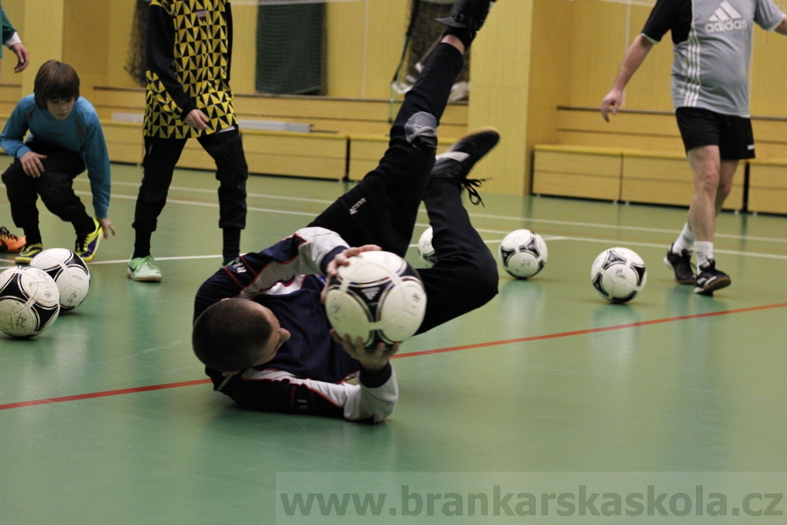 Brankářský trénink BFŠ - TJ AFK Nymburk - 29.1.2014