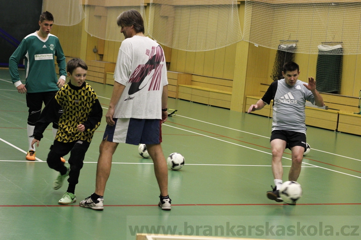 Brankářský trénink BFŠ - TJ AFK Nymburk - 29.1.2014