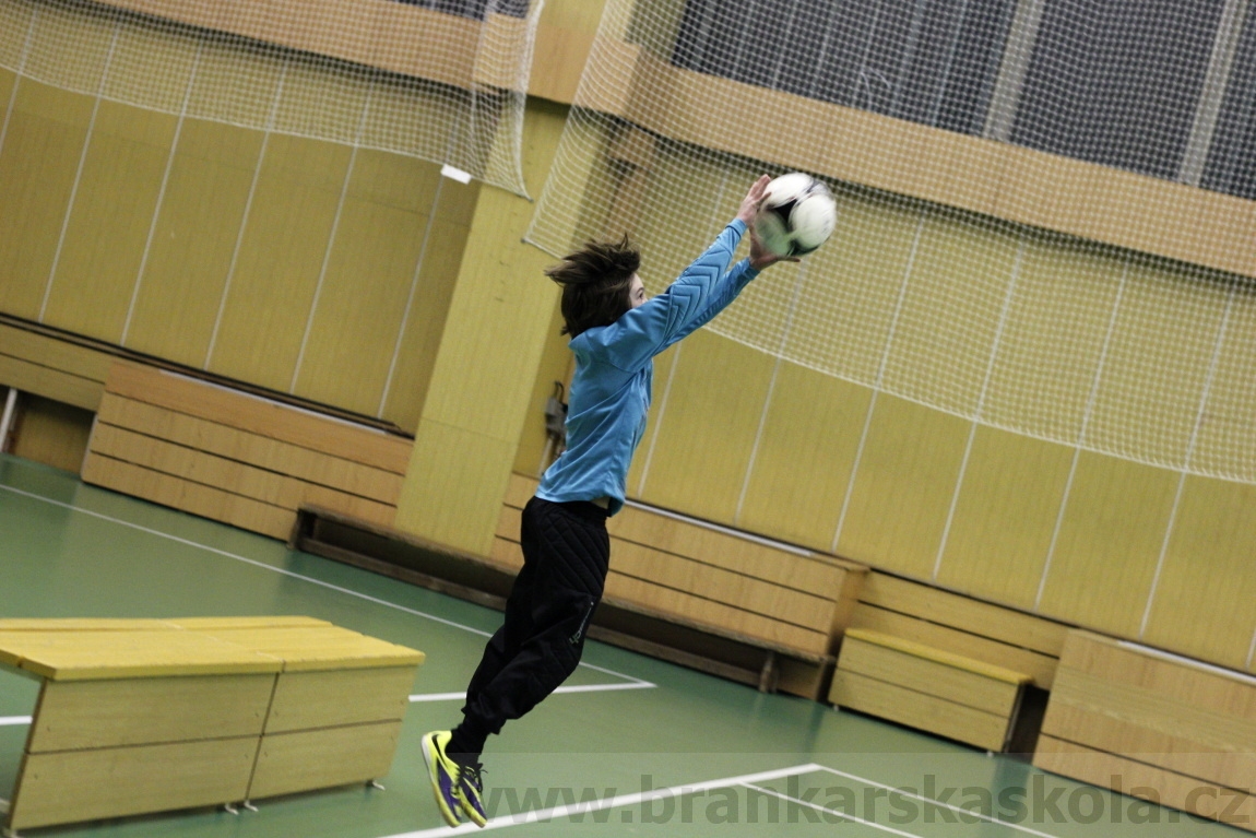 Brankářský trénink BFŠ - TJ AFK Nymburk - 29.1.2014