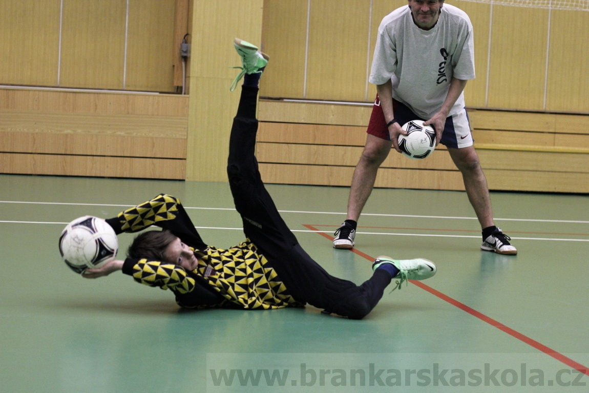 Brankářský trénink BFŠ - TJ AFK Nymburk - 29.1.2014