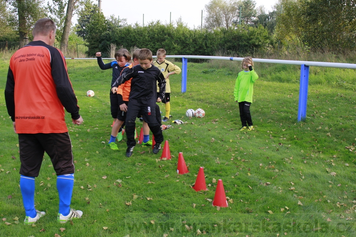 Brankářský trénink BFŠ - TJ AFK Nymburk - 9.9.2014