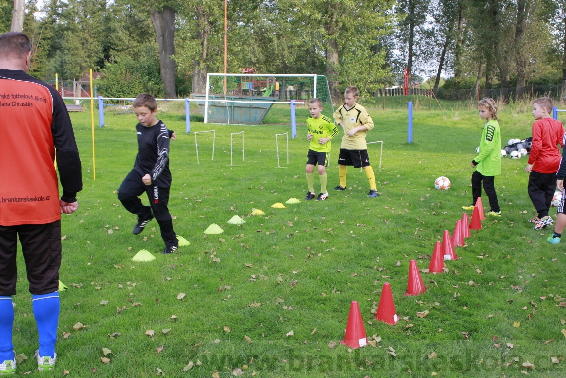 Brankářský trénink BFŠ - TJ AFK Nymburk - 9.9.2014