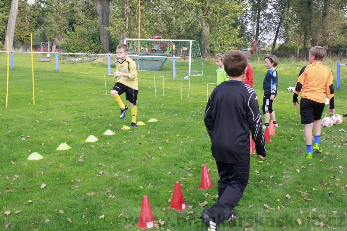 Brankářský trénink BFŠ - TJ AFK Nymburk - 9.9.2014
