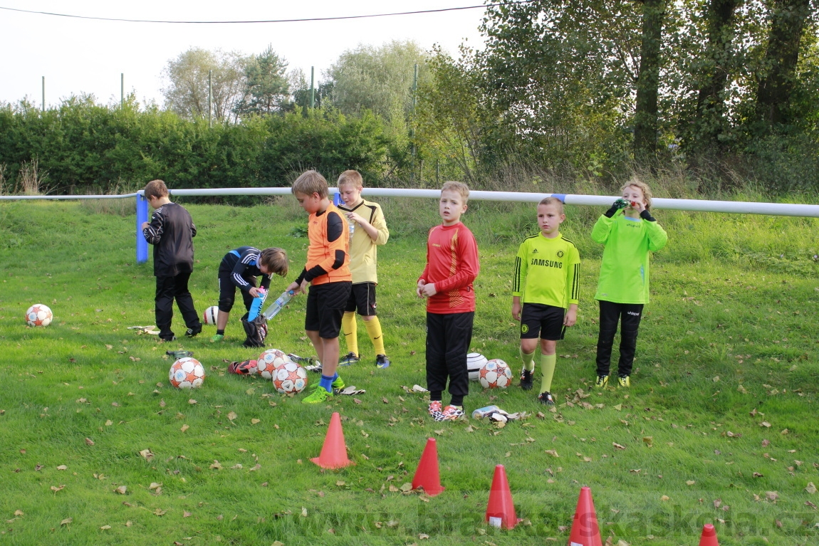 Brankářský trénink BFŠ - TJ AFK Nymburk - 9.9.2014