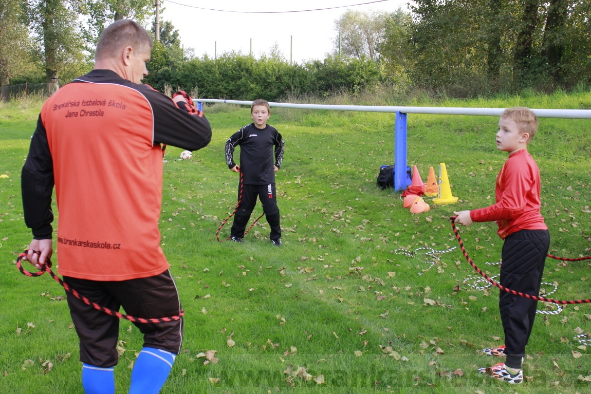 Brankářský trénink BFŠ - TJ AFK Nymburk - 9.9.2014