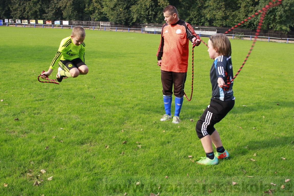 Brankářský trénink BFŠ - TJ AFK Nymburk - 9.9.2014