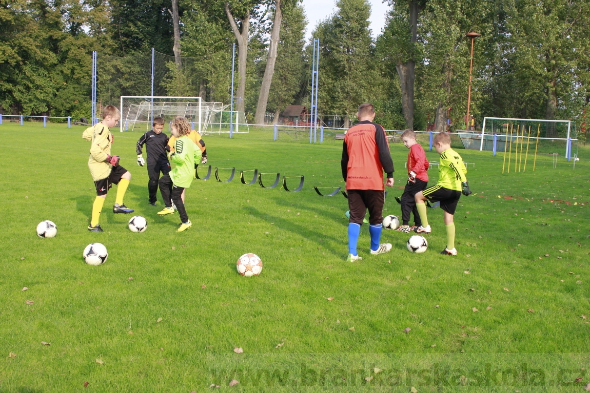 Brankářský trénink BFŠ - TJ AFK Nymburk - 9.9.2014