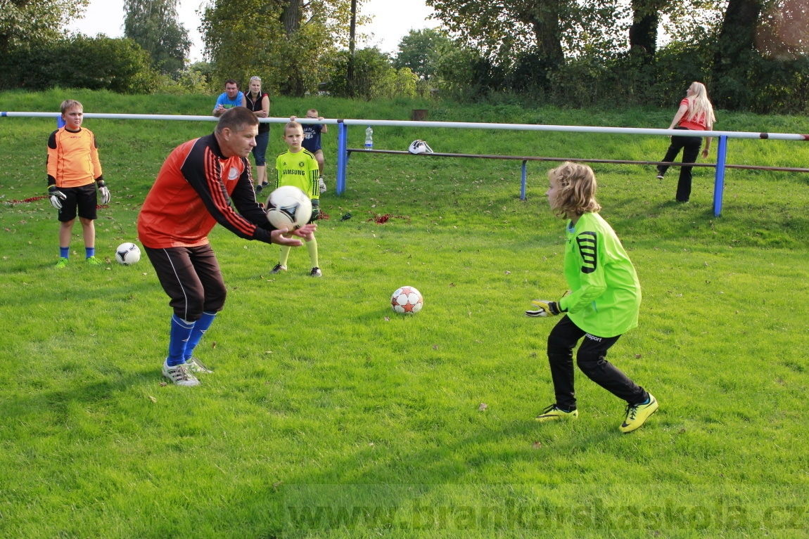 Brankářský trénink BFŠ - TJ AFK Nymburk - 9.9.2014