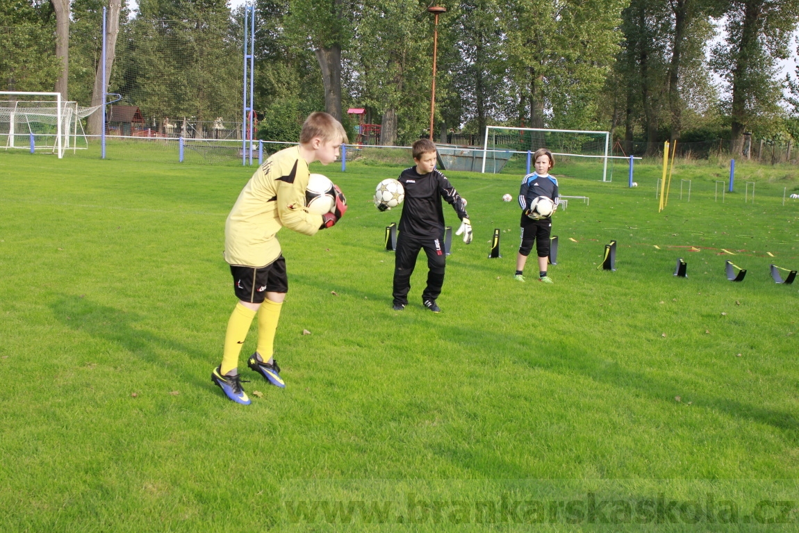 Brankářský trénink BFŠ - TJ AFK Nymburk - 9.9.2014