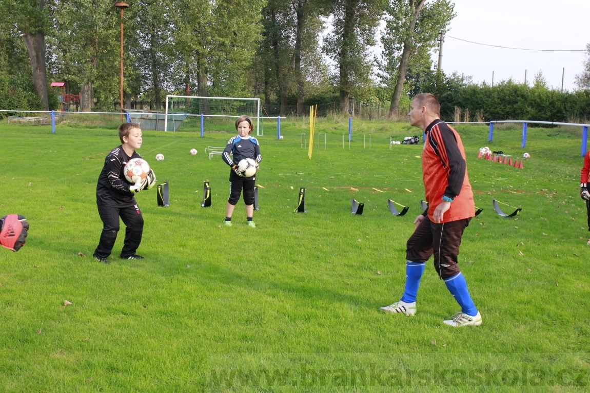 Brankářský trénink BFŠ - TJ AFK Nymburk - 9.9.2014