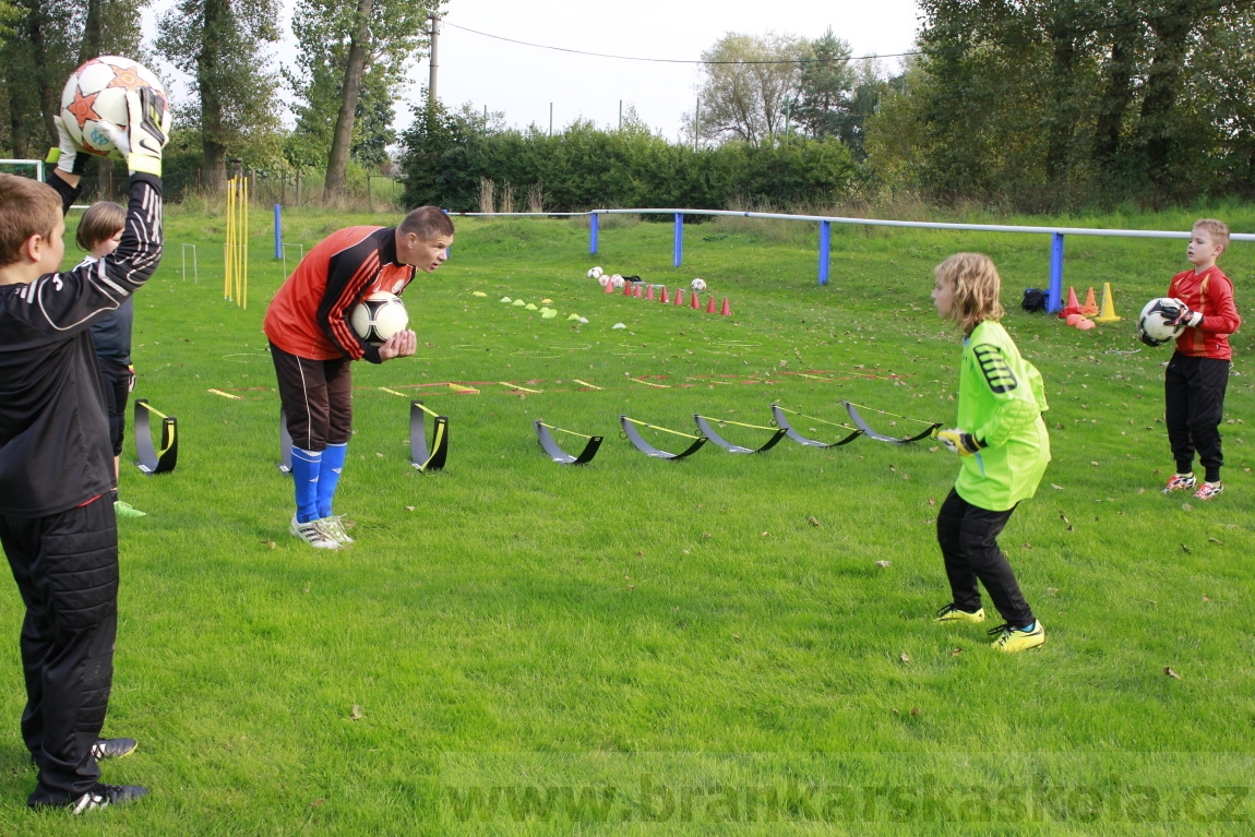 Brankářský trénink BFŠ - TJ AFK Nymburk - 9.9.2014