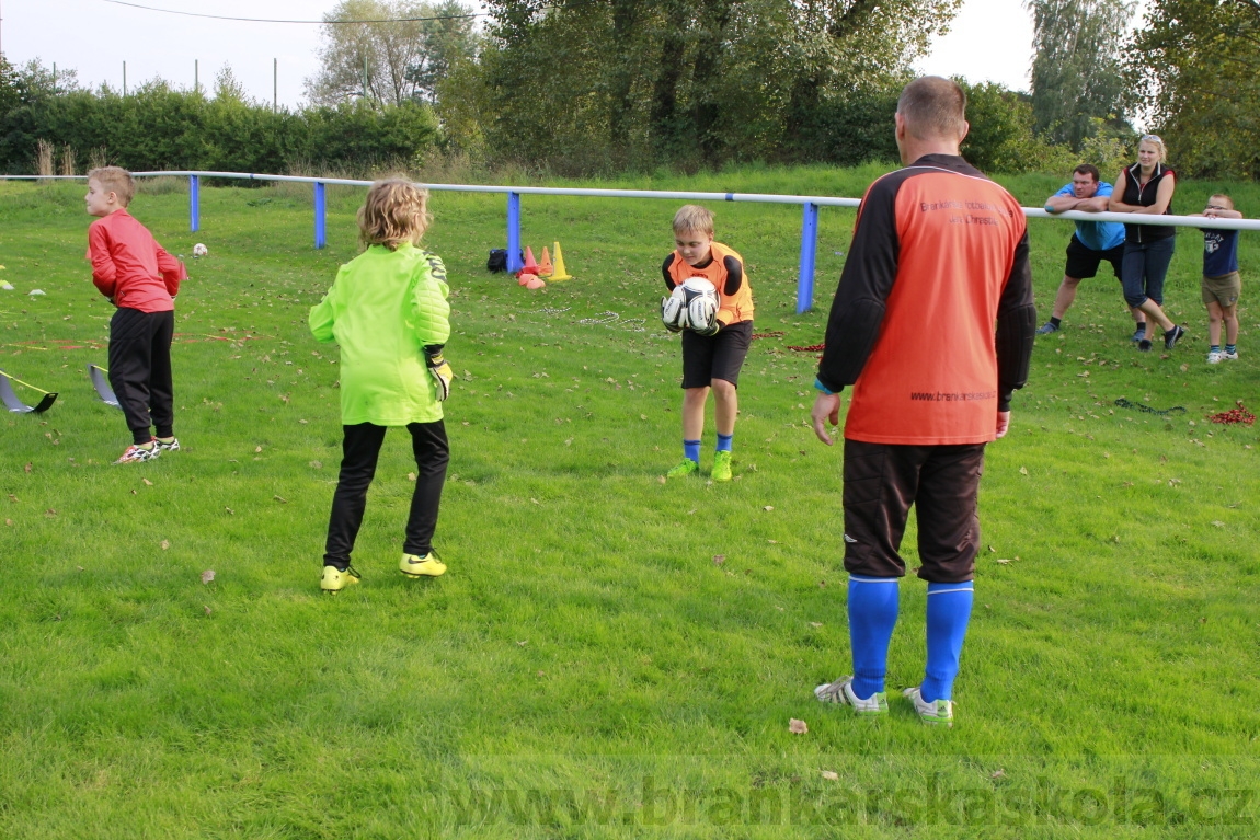 Brankářský trénink BFŠ - TJ AFK Nymburk - 9.9.2014