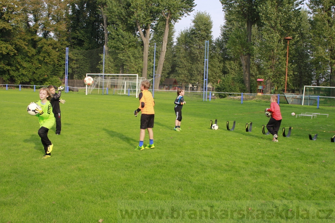 Brankářský trénink BFŠ - TJ AFK Nymburk - 9.9.2014