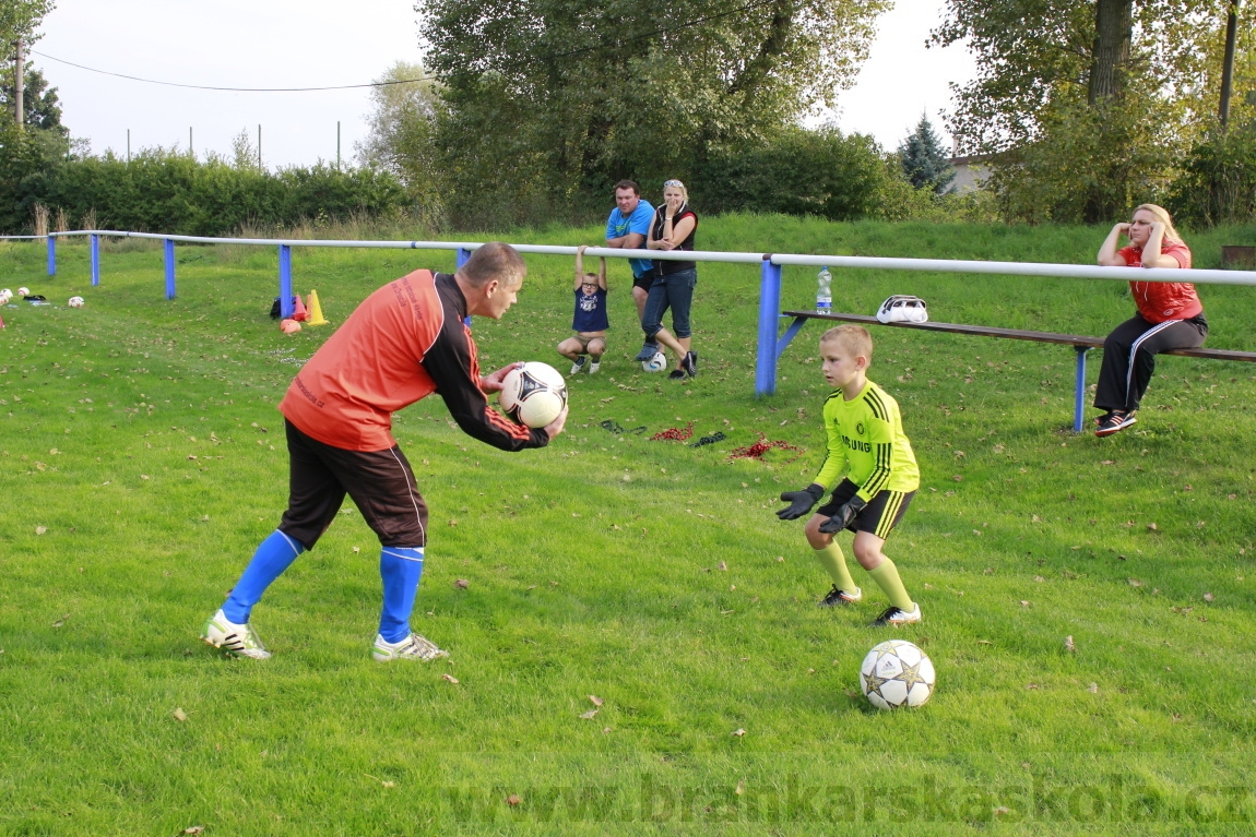 Brankářský trénink BFŠ - TJ AFK Nymburk - 9.9.2014
