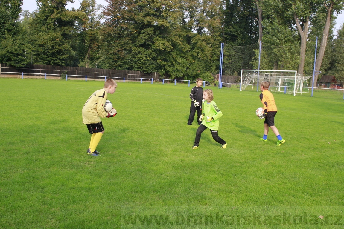 Brankářský trénink BFŠ - TJ AFK Nymburk - 9.9.2014
