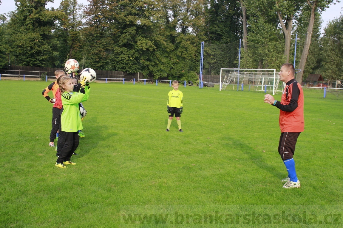 Brankářský trénink BFŠ - TJ AFK Nymburk - 9.9.2014