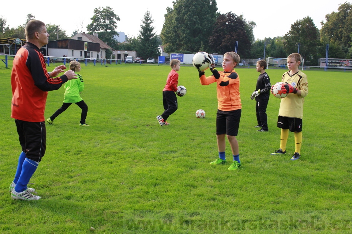 Brankářský trénink BFŠ - TJ AFK Nymburk - 9.9.2014