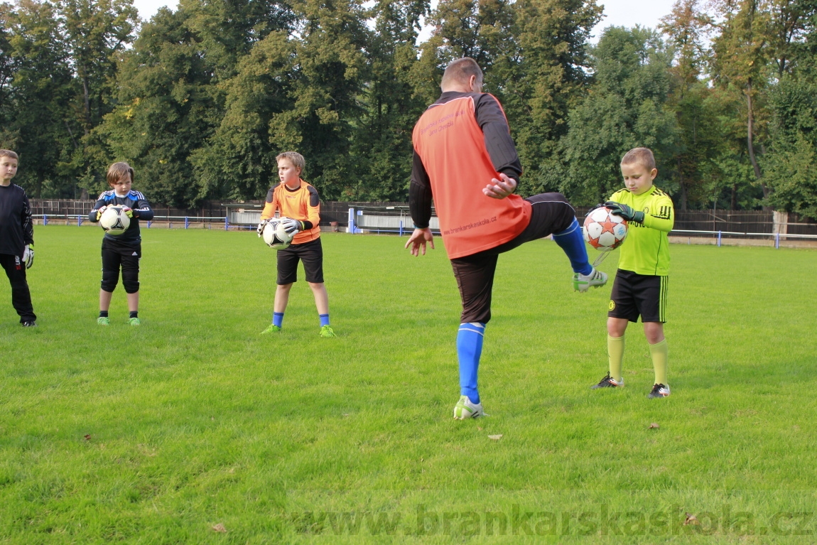 Brankářský trénink BFŠ - TJ AFK Nymburk - 9.9.2014