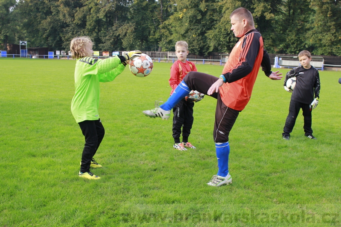 Brankářský trénink BFŠ - TJ AFK Nymburk - 9.9.2014