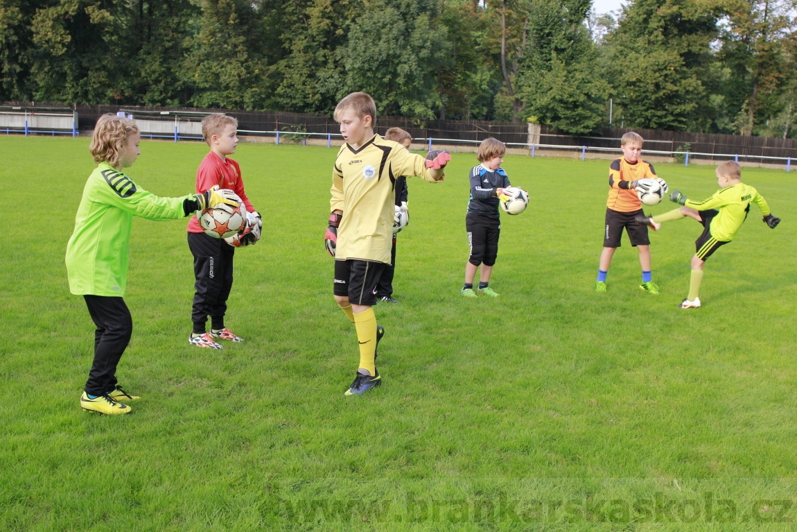 Brankářský trénink BFŠ - TJ AFK Nymburk - 9.9.2014