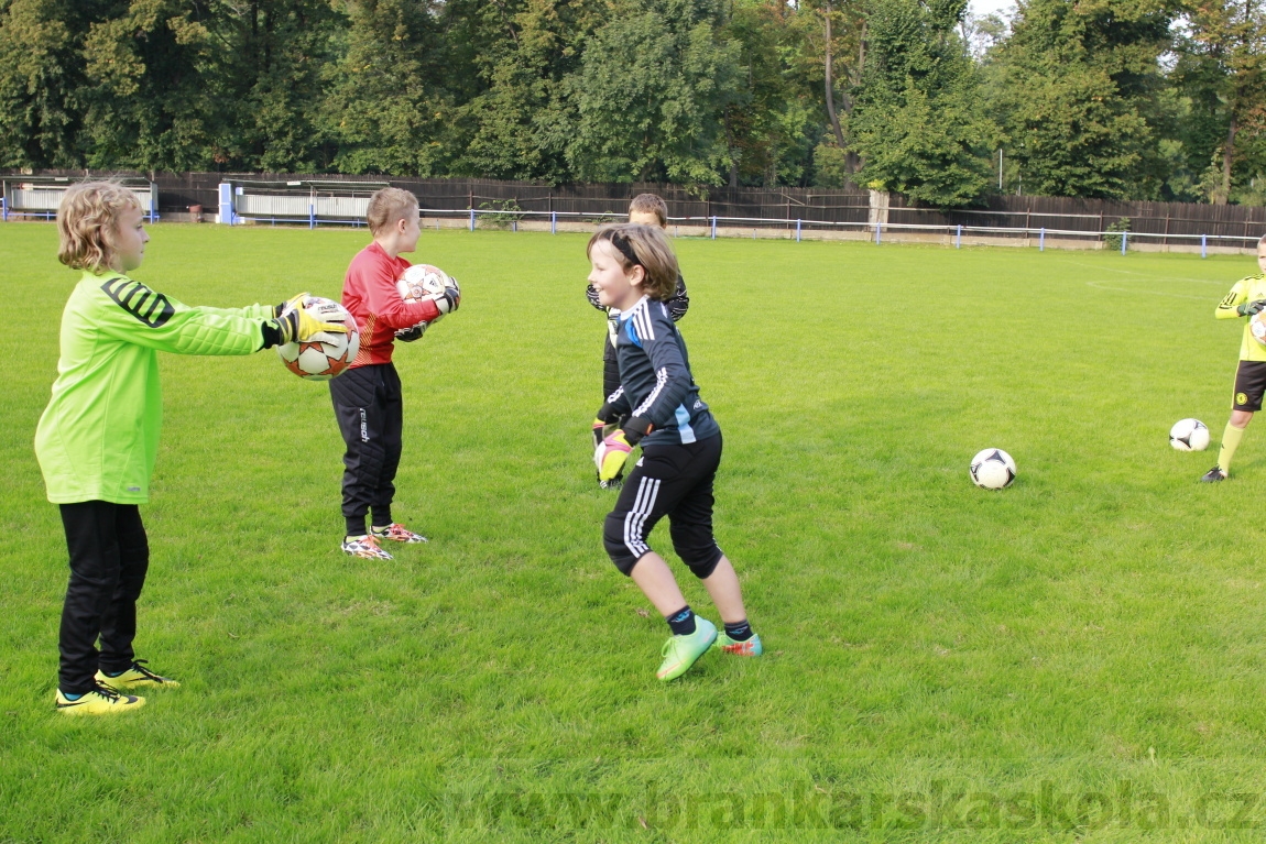 Brankářský trénink BFŠ - TJ AFK Nymburk - 9.9.2014
